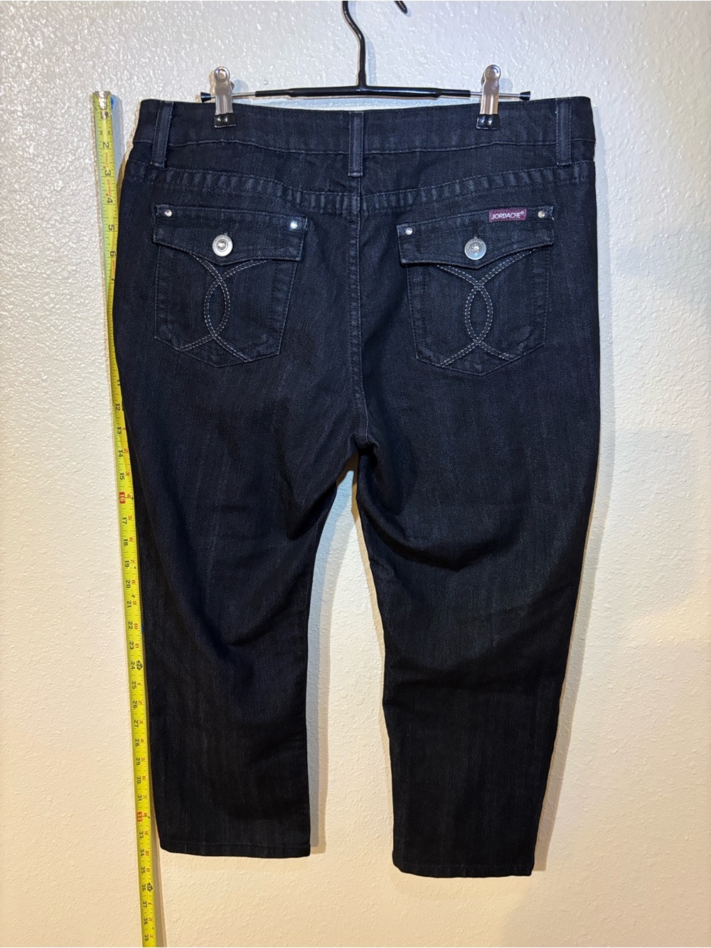 Jordache Women's Black Denim Jeans Size 12
